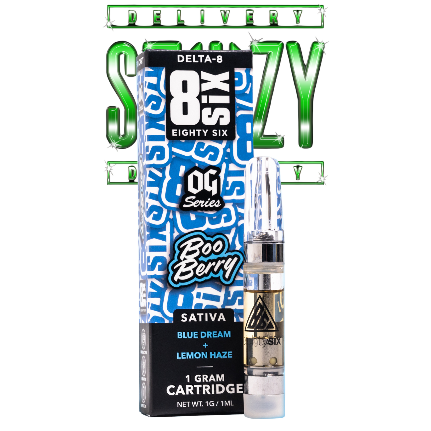 Cartucho Thc Boo Berry Delta-8 THC  (Blue Dream)