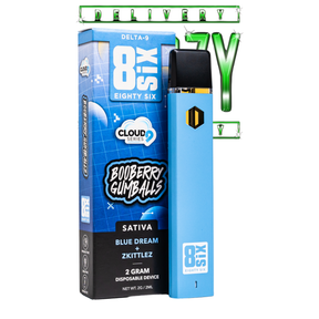 POD THC - Booberry Gumballs Delta-9 THC 2G (Blue Dream)