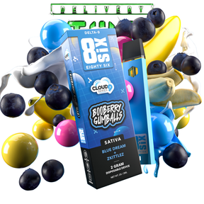 POD THC - Booberry Gumballs Delta-9 THC 2G (Blue Dream)