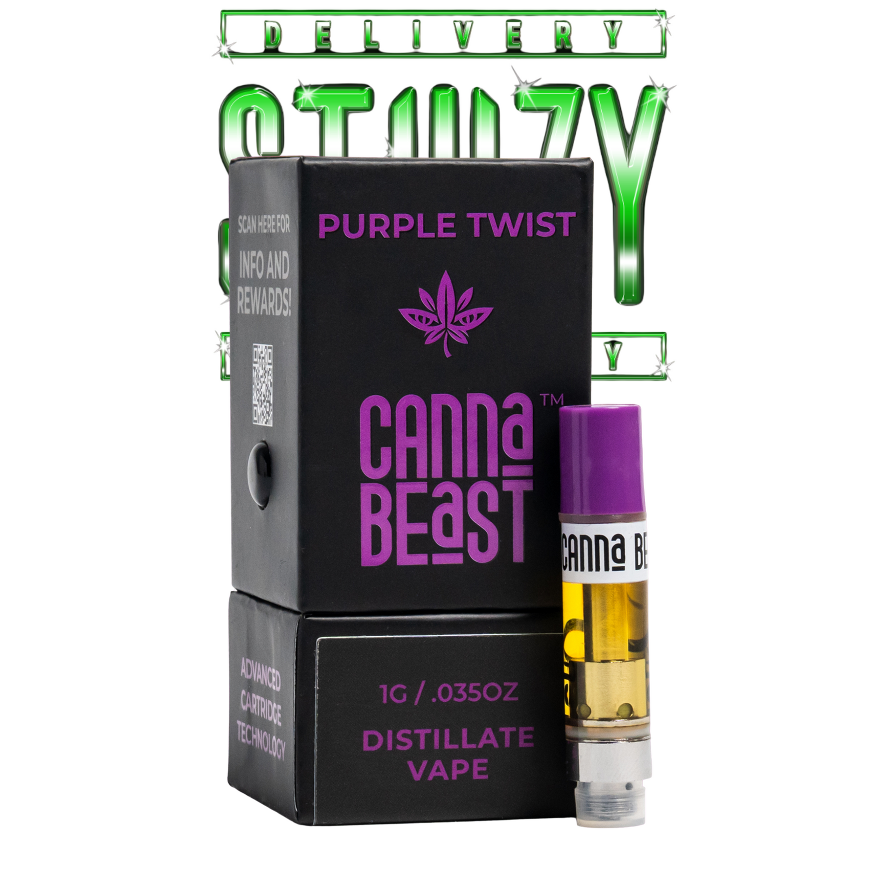 Cartucho Thc Canna Beast – Purple Twist Delta-9 THC