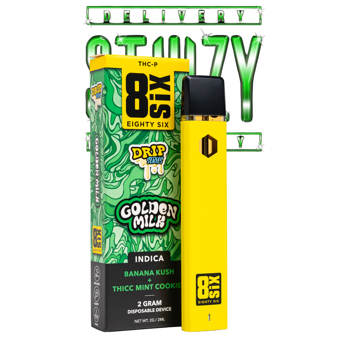 POD THC - Golden Milk THC-P 2G - (Banana Kush)