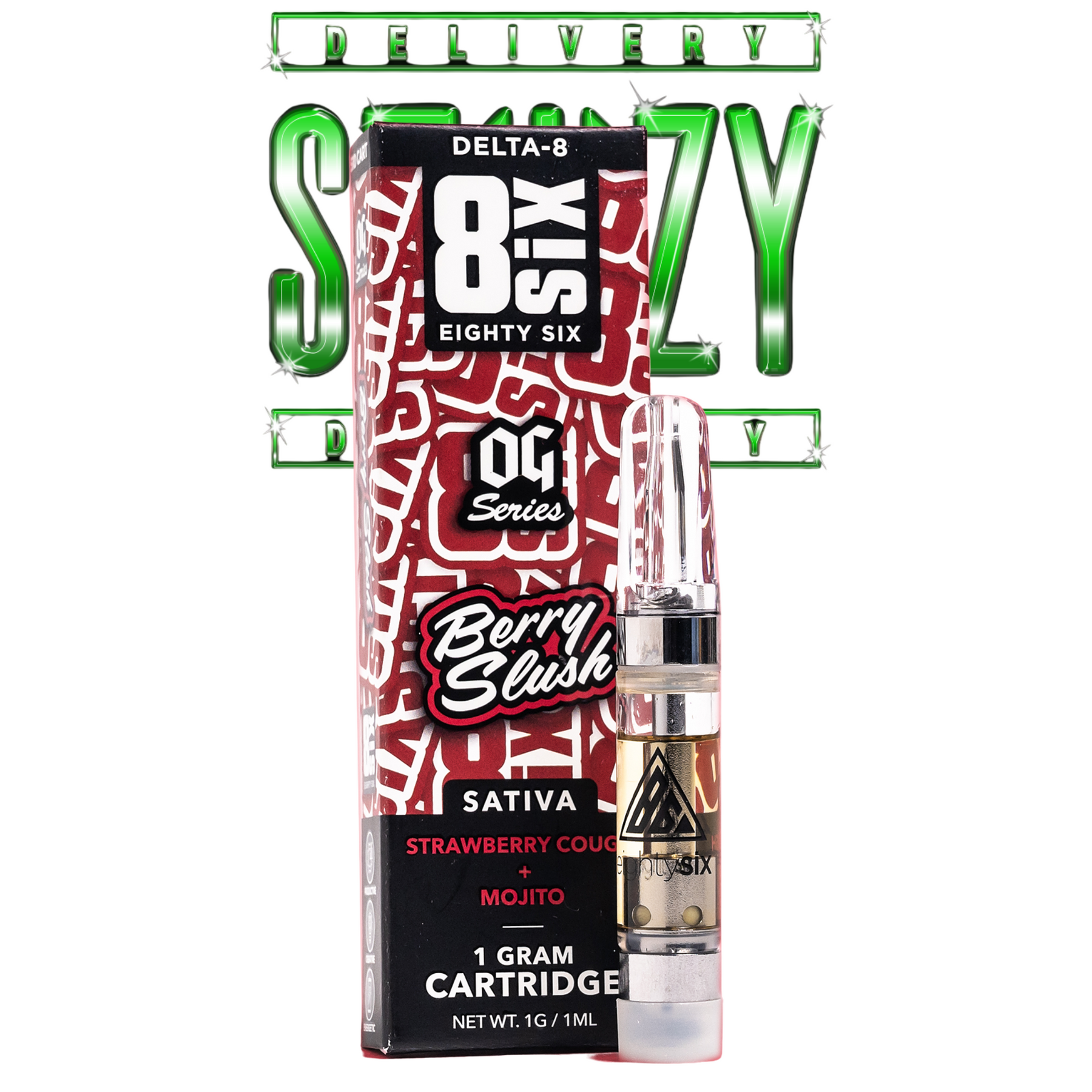 Cartucho Thc Berry Slush Delta-8 THC  (Strawberry + Mojito)
