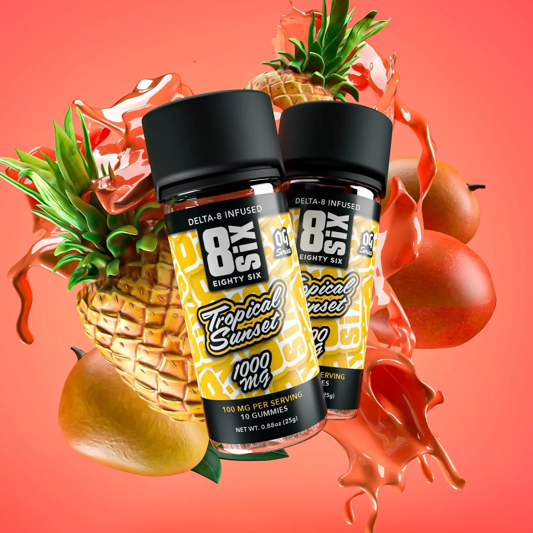GOMAS THC - Tropical Sunset 1000MG Delta-8