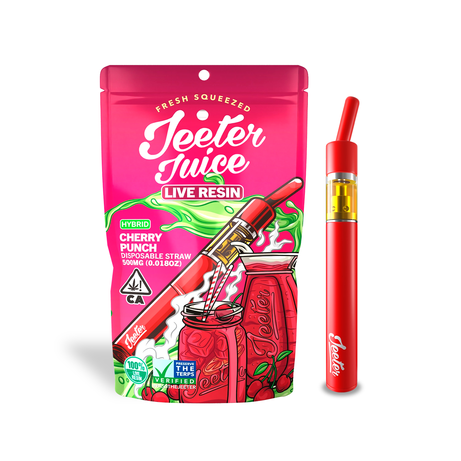 Pod Thc Jeeter Juice • Cherry Punch - | Hibrido | 91%