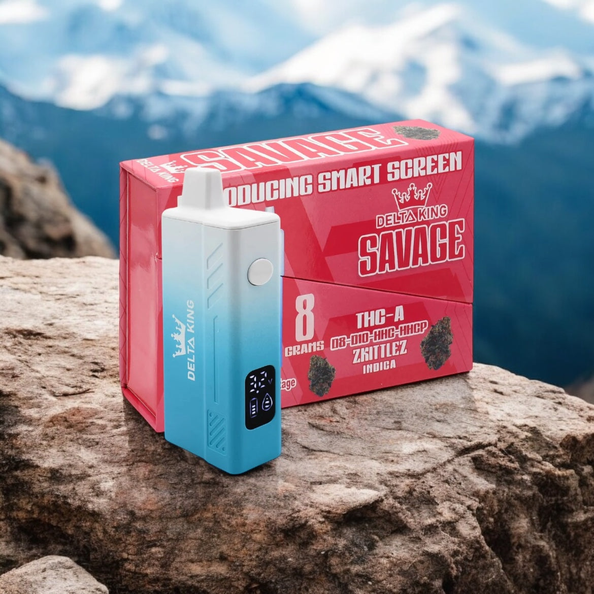 POD THC DELTA KING DESCARTÁVEL- 8ML