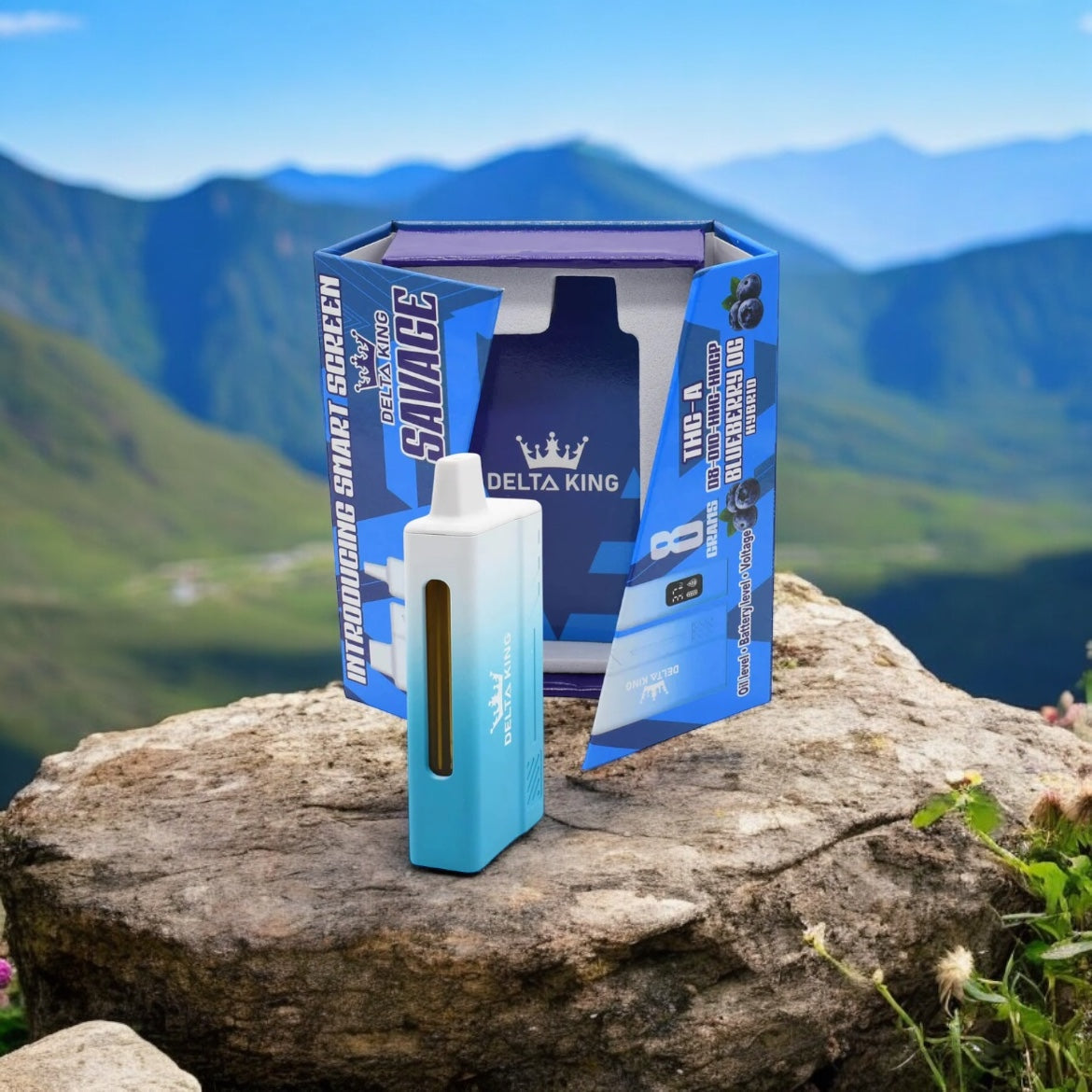 POD THC DELTA KING DESCARTÁVEL- 8ML