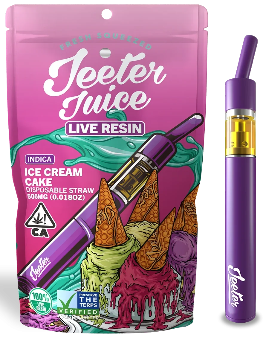 Jeeter Juice Ice Cream Cake