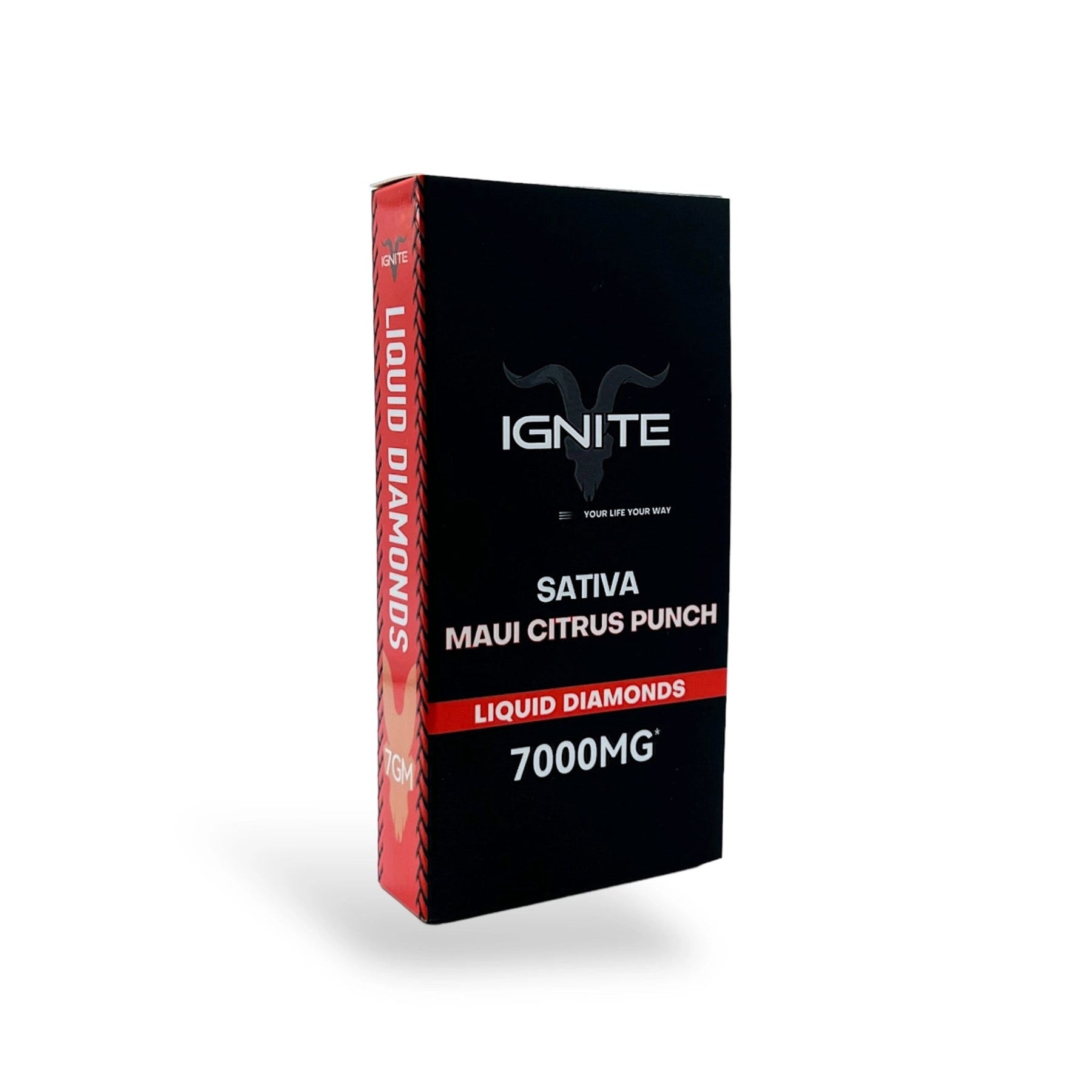 Pod Thc Ignite • Sativa Maui Citrus Punch - 7000mg Liqud Diamond Disposable / Kit Limpeza