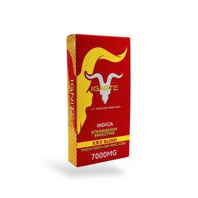 Pod Thc Ignite •Indica Smoothie de morango - 7000mg XXX Blend