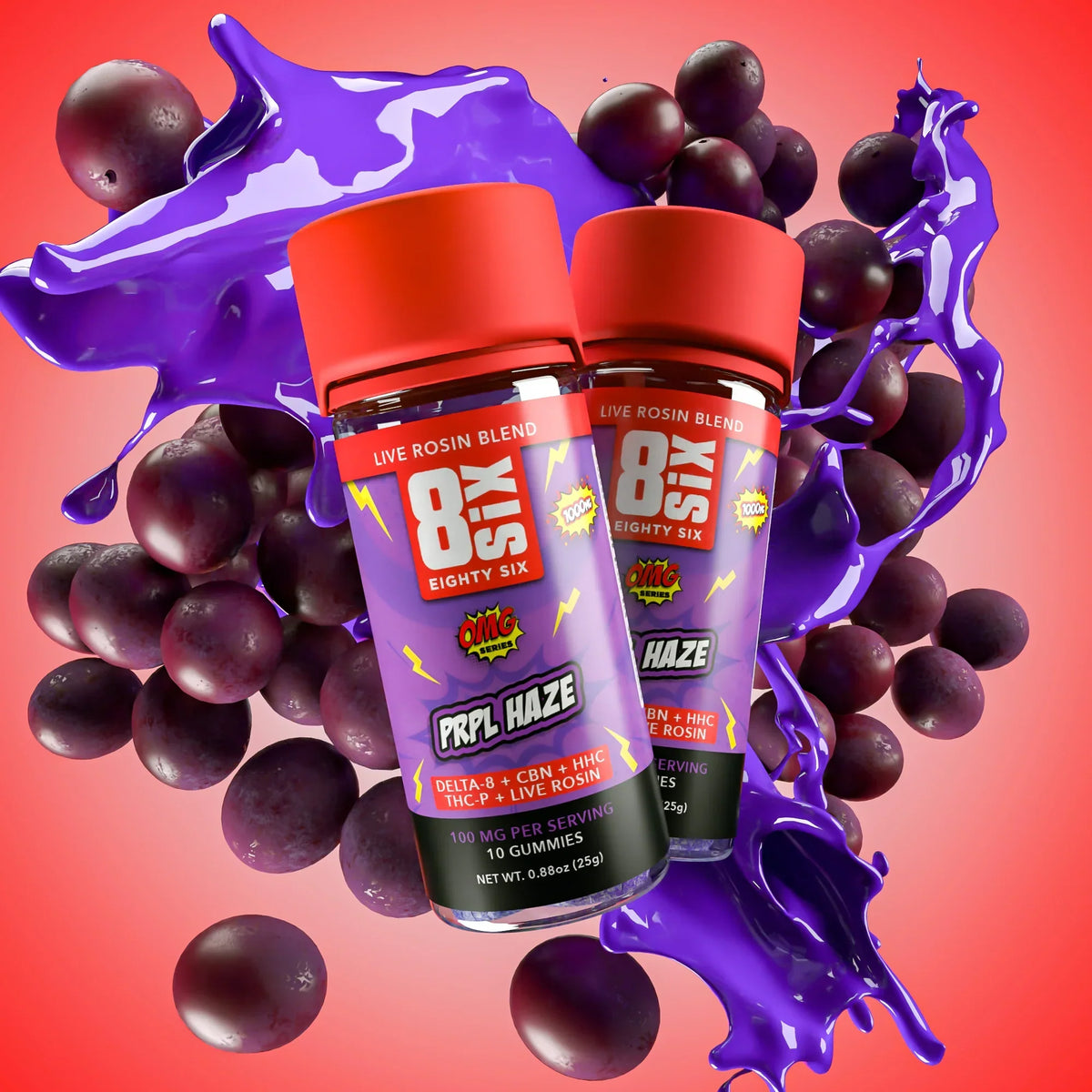 GOMAS THC - PRPL Haze 1000MG Live Rosin Blend