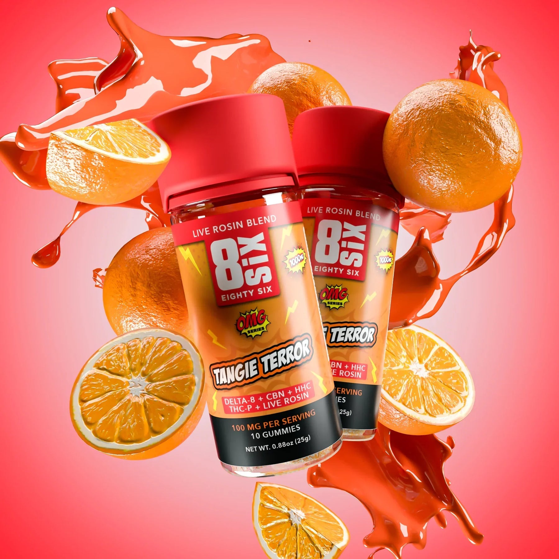 GOMAS THC - Tangie Terror 1000MG Live Rosin Blend