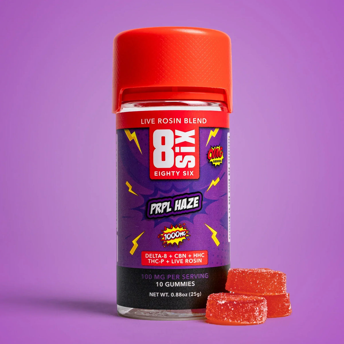 GOMAS THC - PRPL Haze 1000MG Live Rosin Blend
