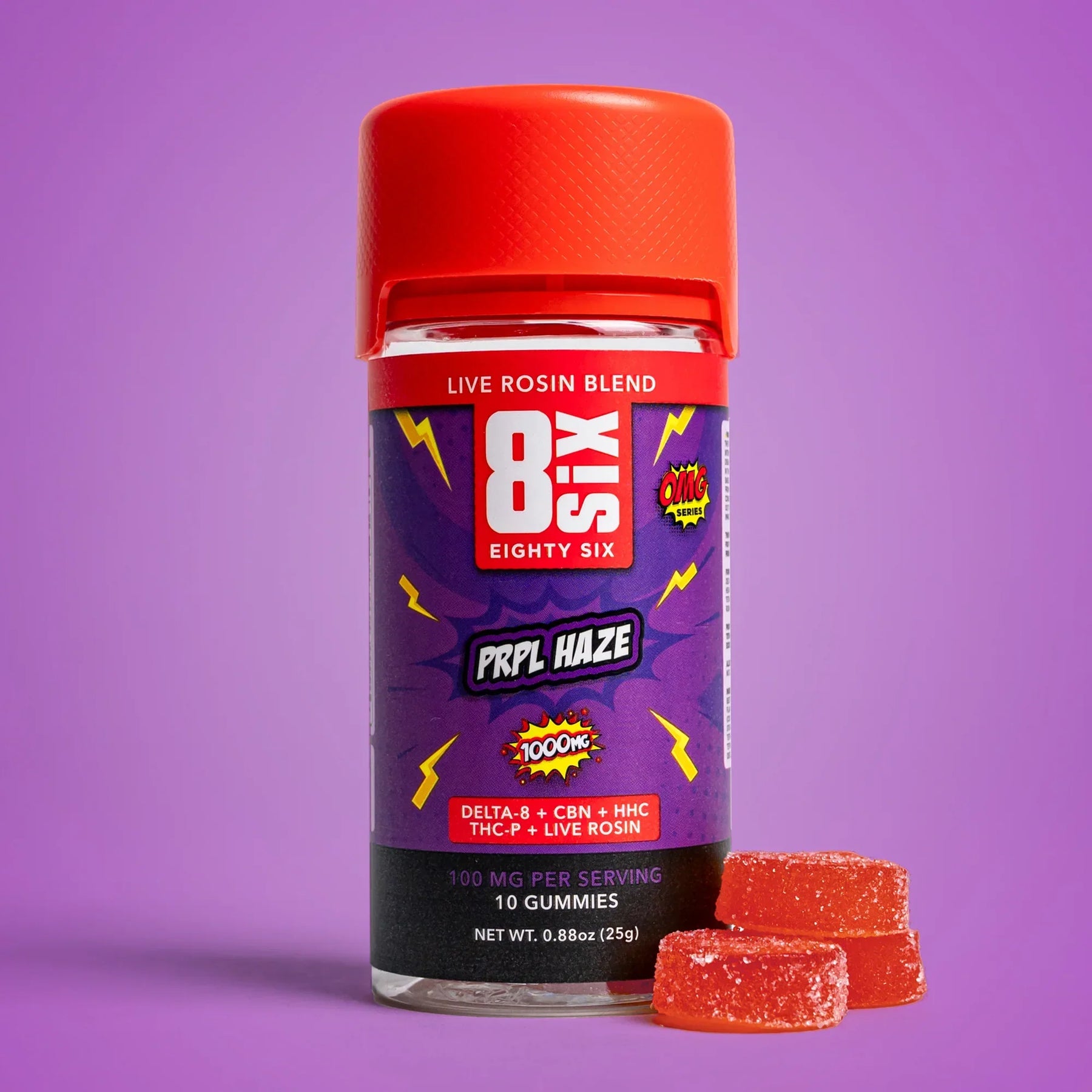 GOMAS THC - PRPL Haze 1000MG Live Rosin Blend