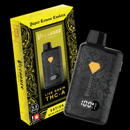 Pod THC Pressure LA • Biscoitos Super Limão | Sativa - PREMIUM THC-A 3.5G