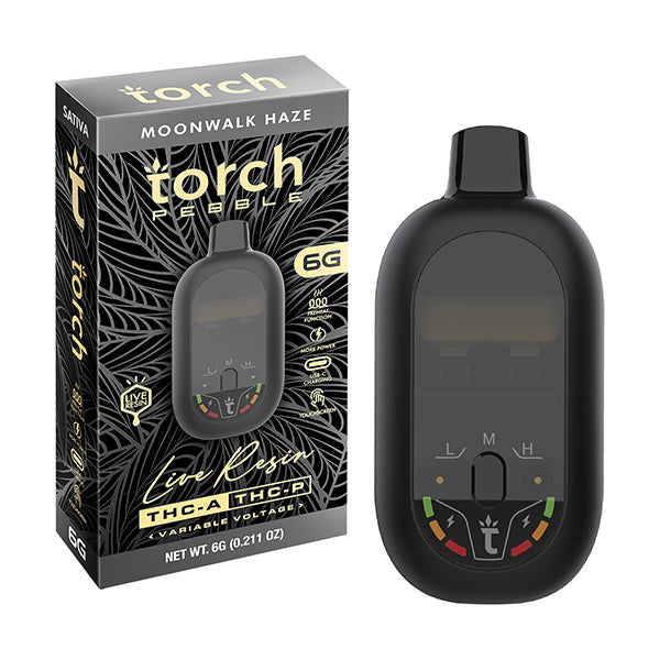 Torch Pebble Live Resin Descartável | 6g
