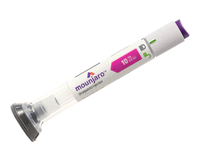 Mounjaro Tirzepatida 10mg/ml Solução Injetável 0,5ml + 4 Canetas Aplicadoras