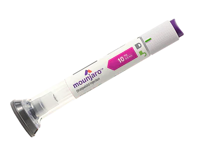 Mounjaro Tirzepatida 10mg/ml Solução Injetável 0,5ml + 4 Canetas Aplicadoras