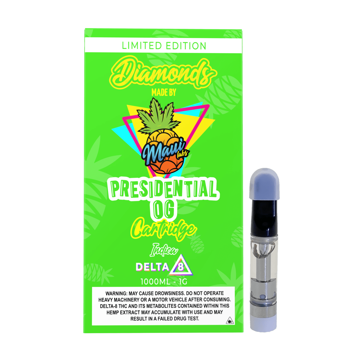 Maui Labs Delta 8 Diamond Limited Edition Cartridges 1 Gram