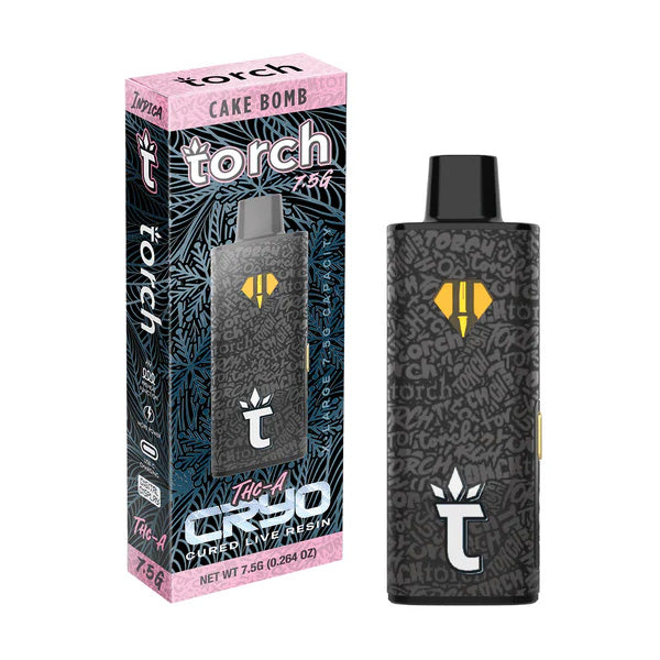 Torch Cryo Cured Live Resin THC-A Descartável | 7,5g