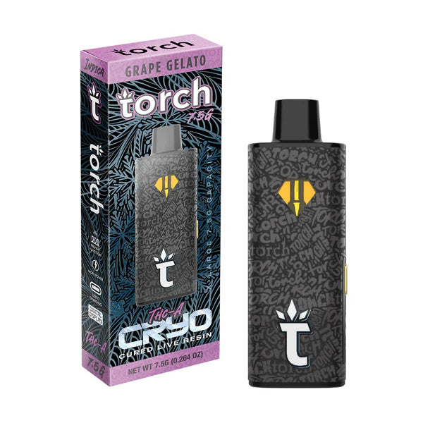 Torch Cryo Cured Live Resin THC-A Descartável | 7,5g